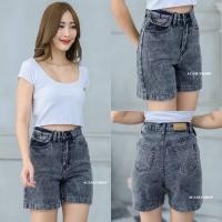 ราคา Acasey กางเกงยีนส์สามส่วน 3ส่วน วินเทจ เอวสูง ผ้าไม่ยืด แต่งกระเป๋าใบเล็ก เป๋าน้อย ไซส์ S 6XL (19422080548)