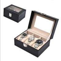 ราคา Watch Box กล่องนาฬิกา กล่องเก็บนาฬิกาข้อมือ กล่องใส่นาฬิกา กล่องใส่เครื่องประดับ แบบ 3 ช่อง 12 ช่อง ด้านในกำมะหยี่ ฝากระจกใส พร้อมตัวล็อค (5940610416)