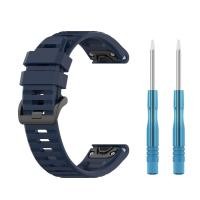ราคา 20mm 22mm 26mm Watch Band Strap For Garmin Fenix 7 7S 7X 6 6S 6X 5 5S 5X Pro Plus Quick Release Silicone Watchband correa 2022 (12643385140)