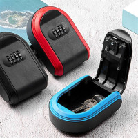 ราคา Key Safe Box Weatherproof 4 Digit Combination Outdoor Key Security Storage Case Key Lock Box Wall Mounted (21686170462)