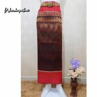 ราคา ผ้าถุงไหม ผ้าซิ่นไหมขนาด 2หลา ผ้าไหมรับไหว้ ผ้าซิ่นตีนแดง (21388057274)