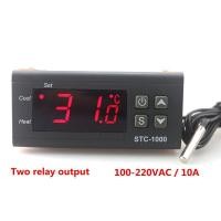 ราคา ดิจิตอลตัวควบคุมอุณหภูมิ STC 1000 Thermostat Thermoregulator Incubator รีเลย์ LED 10A เครื่องทำความร้อน STC 1000 12V 24V 220V (6052246081)