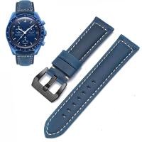 ราคา สายหนัง20มม สำหรับ Omega แบบนาฬิกาดวงจันทร์กำไลข้อมือหนังวัวแนววินเทจ20 22 24 26มม สายนาฬิกาปล่อยแบบเร็ว (20877750094)