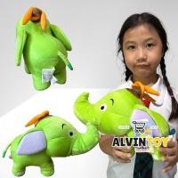 ราคา ตุ๊กตาช้างก้านกล้วย ตุ๊กตาช้างต้นอ้อ กอแก้ว ส้มจิ๊ด ใบบอน 7 นิ้ว 10 นิ้ว 12 นิ้ว ลิขสิทธิ์แท้ มีป้าย สินค้าแบบเดียวกับห้างเซ็นทรัล (21424236503)