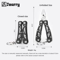 ราคา Jearry คีมหนีบขนาดเล็กอเนกประสงค์อุปกรณ์คีมอุปกรณ์กระเป๋าคีมหนีบแบบพกพาสามารถพับเก็บได้เครื่องมือซ่อมแซมรวมสิบสามฟังก์ชันในตัว (21593231440)