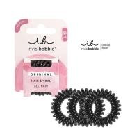 ราคา invisibobble ยางรัดผม รุ่น original สี true black 1 กล่องบรรจุ 3 เส้น (21571320843)