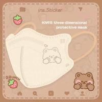 ราคา Hourser ผู้ใหญ่ Duckbill Face Mask 50 Pcs เหล็กพิมพ์ลายการ์ตูนใหม่แฟชั่น Butterfly Face Mask (16630107249)