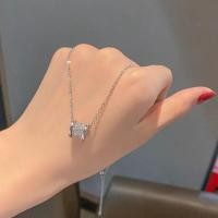 ราคา สร้อยคอเงินแท้ สร้อยคอผู้หญิง คริสตัล สร้อยคอผู้หญิง ชุบทอง สร้อยคอห้อยพระ ทอง สร้อยคอไม่ลอกไม่ดำ ชุบทอง (21476626282)