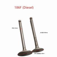 ราคา วาล์วไอเสียวาล์วทางเข้าสำหรับ170F เครื่องยนต์จีน192F 188F 178F วาล์วใน ในอดีตเครื่องยนต์ดีเซลจีน (21454569329)