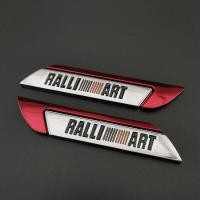ราคา 1คู่3D โลหะรถ Ralliart สติ๊กเกอร์โลโก้ Badge สำหรับ Mitsubishi Lancer 9 10 Asx Outlander 3 Pajero อุปกรณ์ตกแต่งรถยนต์ (7563743268)