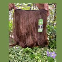 ราคา แฮร์พีช hairpiece แฮร์พีช calawigs ชิ้นหนาพิเศษไหมด้านเหมือนผมจริง แฮร์พีชปลายงุ้ม รหัส LHT FP กว้าง26cm ยาว40cm (7160046244)