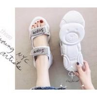 ราคา รองเท้าผู้หญิง รองเท้าแตะ รุ่นTX77รองเท้าแฟชั่น รองเท้าแตะรัดส้น รองเท้ารัดส้น เกาหลีสไตล์ มี2สี (1086530103)