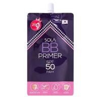 ราคา ส่งฟรี กล่องx6 โซลา คูชั่น บีบี ไพรเมอร์ Sola Cushion Ultra Matte Sola BB Primer Sola Foundation Primer (21734516100)