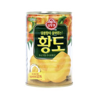 ราคา Yellow Peach in Syrup 400 g ลูกพีชเหลืองในน้ำเชื่อมจากประเทศเกาหลี (21410493412)