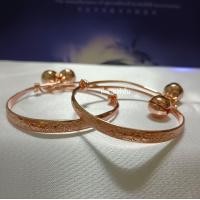 ราคา กำไลข้อเท้าเด็กงานทองเหลืองไม่ลอกไม่ดำปรับได้ (16403281767)