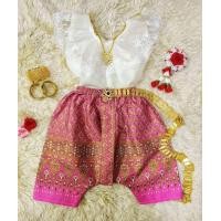 ราคา ชุดไทยประยุกต์ชุดไทยเด็กผู้หญิงชุดโจงกระเบนเด็กเล็ก (21498443982)
