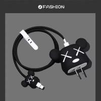 ราคา ส่งจากไทย 4 ชิ้น ชุด ชุดพันสาย เคสหัวชาร์จ ลายการ์ตูน ตัวถนอมสาย USB 18w 20w หัวชาร์จ (21419320171)