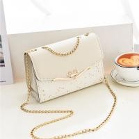 ราคา พร้อมส่ง กระเป๋าสะพายข้าง กระเป๋าผู้หญิงแฟชั่น กระเป๋าแฟชั่นสายสะพายโซ่ สไตล์เกาหลี มี 5 สี (18551716587)