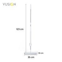 ราคา Vusign ไม้ถูพื้นหัวแบน ไม้ม๊อบถูพื้น ไม้ถูพื้น ไม้ถู ม็อบดันฝุ่น ถูง่ายสบายมือ หมุนได้ 360 องศา ผ้าไมโครไฟเบอร์ ทำความสะอาดง่าย ดูดซับสิ่งสกปรกได้ดี Flat Mop (21401271515)