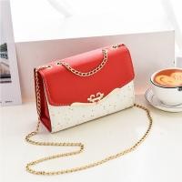 ราคา พร้อมส่ง กระเป๋าสะพายข้าง กระเป๋าผู้หญิงแฟชั่น กระเป๋าแฟชั่นสายสะพายโซ่ สไตล์เกาหลี มี 5 สี (18551716589)