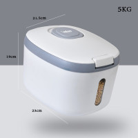 ราคา JDEE ถังข้าวสาร ที่เก็บข้าวสาร กล่องข้าวสาร ที่เก็บข้าวสาร ภาชนะเก็บข้าว ผนึกป้องกันความชื้น ถังเก็บเม็ดข้าวสาร 5 10 15kg (21582140511)