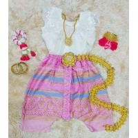 ราคา ชุดไทยประยุกต์ชุดไทยเด็กผู้หญิงชุดโจงกระเบนเด็กเล็ก (21498443985)