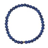 ราคา รุ่นยอดนิยม Lapis Lazuli 100 หินนำโชค ลาพิส ลาซูลี หินแห่งพลังอำนาจ สร้อยข้อมือหินแท้ (21661026865)