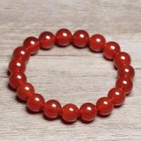 ราคา AGATE100 หินอาเกต โมรา สีส้ม อาเกตไฟ หินแห่งความเชื่อมั่น สร้อยข้อมือหินแท้ by NY onlineshop (21688849824)