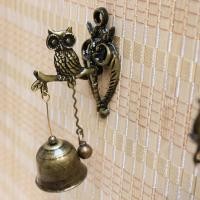 ราคา กระดิ่งประตูที่แขวนแมวกวักนำโชค กระดิ่งลมทองแดงแขวนผนังเครื่องประดับประตูร้านสไตล์จีน (21072144933)