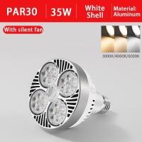 ราคา รับประกัน1ปี ไฟ LED ราง PAR30 LED PAR 30W 35W 40W 45W ที่จับ E27สีดำ ขาว30หลอดไฟ LED (21238321093)