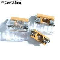 ราคา 10pcs lot 5x20mm 5x20mm fuse holder with transparent cover Insurance Tube Socket Fuse Holder Fuse Holders 5X20 Fuee (19887073540)