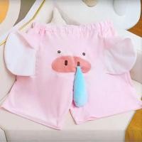 ราคา HengShanYuan ของขวัญน้ำผึ้งห้องส่วนตัวน่ารักและตลกชุดนอนช้างคู่ดัมโบ้กางเกงขาสั้นลายช้างเด็กบินได้ (18602497125)