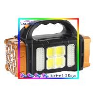 ราคา USB Long range Flashlight Waterproof Solar Portable Lantern Non slip Night Fishing Flashlights Power Bank 4 Light Source Modes Lighting Equipment (20263818470)