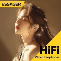 ราคา Essager หูฟังสายเฮดโฟนแบบเสียบหู3 5มม Type C คุณภาพเสียงหูฟังที่มีเสียงประสิทธิภาพสูงสำหรับ iPhone iPad Macbook Samsung Huawei แท็บเล็ต Xiaomi โทรศัพท์มือถือแล็ปท็อปชนิด C เฮดโฟนแบบมีสาย (21605020545)