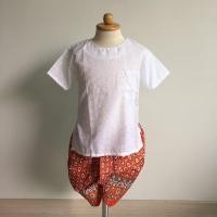 ราคา ชุดไทยเด็กชายคอกลมลูกไม้ โจงผ้าพิมพ์ลายไทย 5 สี (19104640085)