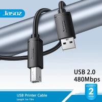 ราคา Jasoz USB Printer Cable USB Type B Male to A Male USB 2 0 Cable for Canon Epson HP Label Printer DAC 1M 1 5M 2M 3M 5M (21531221871)