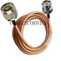 ราคา RG400 BNC Male to N male Connector Double Shielded Copper Braid RF Coaxial cable 50ohm 10 15 20 30 50CM 1 2 3 5 10M (20009370863)
