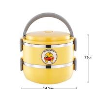 ราคา ปิ่นโตสแตนเลส Lunch Box ปิ่นโตใส่อาหาร ปิ่นโต กล่องใส่อาหารสแตนเลส ปิ่นโตเก็บความร้อน เก็บอุณหภูมิ กล่องข้าว กล่องอาหาร ลายเป็ดน่ารัก (14525075113)