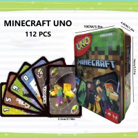 ราคา การ์ดเกมอูโน่ ไพ่อูโน่ UNO Wild UNO Flip UNO เกมกล่องเหล็ก คลาสสิก (21385022667)