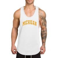 ราคา ผ้าฝ้ายคอกลมวิ่งออกกำลังกายสำหรับผู้ชายลายทหารเสื้อยืดแขนกุดเสื้อกล้ามคอลึก (21496525179)