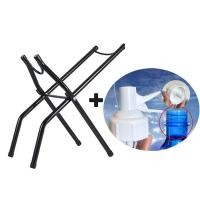 ราคา ชุดขาตั้งถังน้ำพร้อมที่กดน้ำ ขาตั้งถังน้ำ ขาตั้งเทน้ำดื่ม รับน้ำหนักได้ 20 ลิตร ขาวางถังน้ำ ขาโยกถังน้ำ ถังใหญ่แค่ไหนก็เอาอยู่ (21631507548)