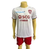 ราคา ชุดกีฬา ชุดฟุตบอล ผู้ใหญ่ เกรดเอA สโมสรฟุตบอล SCG เมืองทอง ได้เสื้อ กางเกง คุณภาพพรีเมียม ผ้าโพลีเอสเตอร์ สินค้าถ่ายจากของจริ SCG Muangth (14242043096)