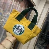 ราคา กระเป๋าหิ้วผ้าสกรีนลายสตาร์บัค กระเป๋าใส่ของ กระเป๋าผ้า กระเป๋าใบเล็ก กระเป๋าถือ กระเป๋าหิ้วFashion bags shop xbk1314 (11277582930)