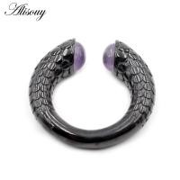 ราคา Alisouy 1PC สแตนเลสแมงป่องงู WaterDrop Moon Ear Weights Heavy Expander Stretcher ปลั๊กวัด Body Piercing เครื่องประดับ (15966916140)