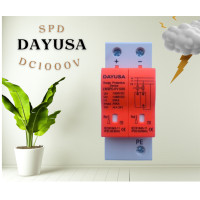ราคา SPD กันฟ้าผ่า DC 1000V กันฟ้าผ่า 2P กันฟ้าผ่าโซล่า อุปกรณ์ป้องกันฟ้าผ่า SPD Surge protector DC Surge (21689359194)