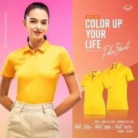 ราคา ใหม่ GRAND SPORT เสื้อโปโลแกรนด์สปอร์ตหญิง รุ่น 12 795 ใส่สบาย สีกรมท่า ขาว โอรส บานเย็น ส้ม แดง ฟ้า ม่วง เขียว (19136492500)