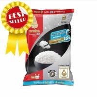 ราคา ข้าวตราฉัตร ข้าวหอมมะลิใหม่ 100 5 กิโลกรัม (21323400459)