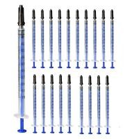 ราคา 20Pcs 1Cc Syringes Caps Syringe Individually Sealed 1Ml Without Needle for Liquid Dog Syringe Glue Applicator (19903141552)
