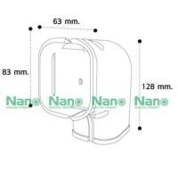 ราคา รางแอร์ NANO อุปกรณ์รางแอร์ ฝาครอบราง ข้องอโค้ง ข้องอมุม รางพลาสติก ข้องอ 1 ชิ้น 24 ชิ้น กล่อง AK65 AK75 (21568772585)