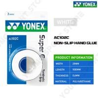 ราคา ยางพันด้าม YONEX รุ่น AC102EX Super Grip 3 Wraps ความหนา 0 6 มม วัสดุทำจากโพลียูรีเทน Polyurethane 1 แพ็คพันได้ 3 ไม้ (21571285825)